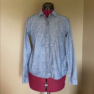 Kate Spade Saturday Cotton Chambray Button Up (Size S)